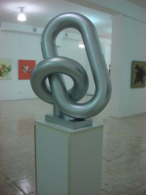 Sculpture titled "two rings" by Kevork George Kassabian, Original Artwork