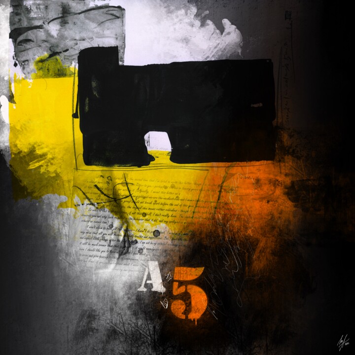 Digital Arts titled "Fivex" by Kastro, Original Artwork, Digital Painting