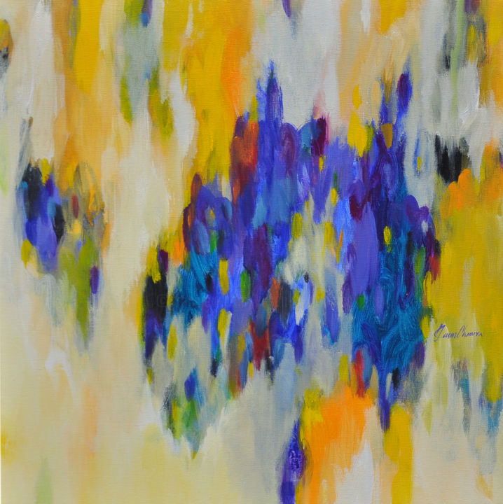 Painting titled "Royalty" by Kasun Wickramasinghe, Original Art, Acrylic Mounted on Stretcher frame