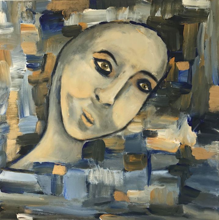 Картина под названием "image.jpeg" - Katarzyna Kamieniecka, Подлинное произведение искусства, Акрил
