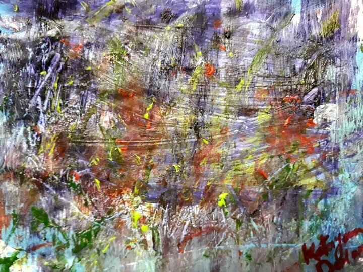 제목이 "Abstract 12"인 미술작품 Katayoun Dodangeh로, 원작, 아크릴