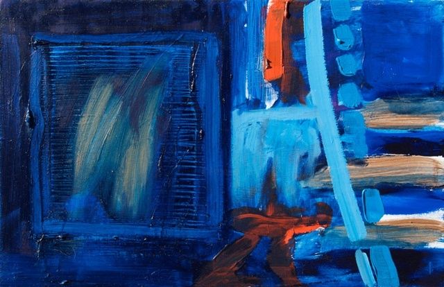 Pintura titulada "Blue Spring 2" por Kate Kirby, Obra de arte original