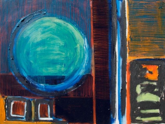 Pintura titulada "Blue Spring 5" por Kate Kirby, Obra de arte original