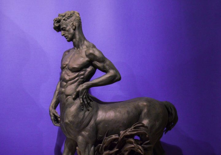Скульптура под названием "Centaur (whole)" - Katerina Pilnikova, Подлинное произведение искусства, Гипс