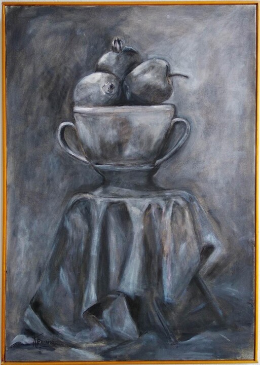 Ζωγραφική με τίτλο "Η ΦΡΟΥΤΙΕΡΑ" από Katerina Tranakou, Αυθεντικά έργα τέχνης, Ακρυλικό