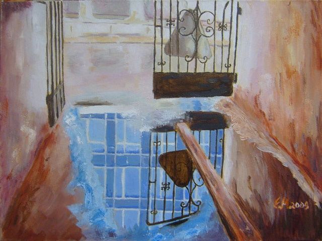 Картина под названием "В последождие" - Ekaterina Mashkova, Подлинное произведение искусства, Масло