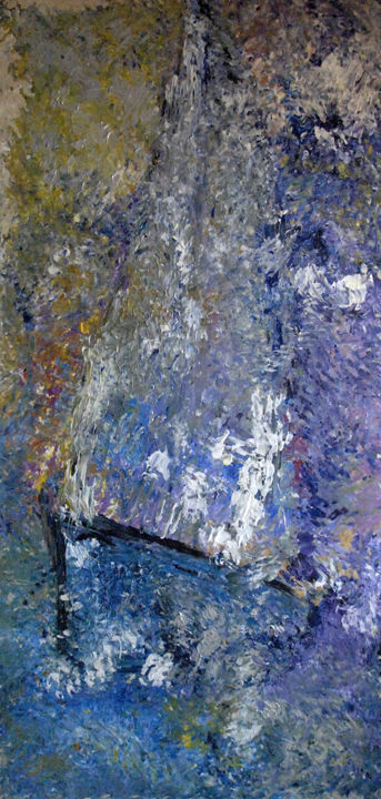 Pittura intitolato "costa-del-sol.jpg" da Kate Tyo, Opera d'arte originale, Acrilico