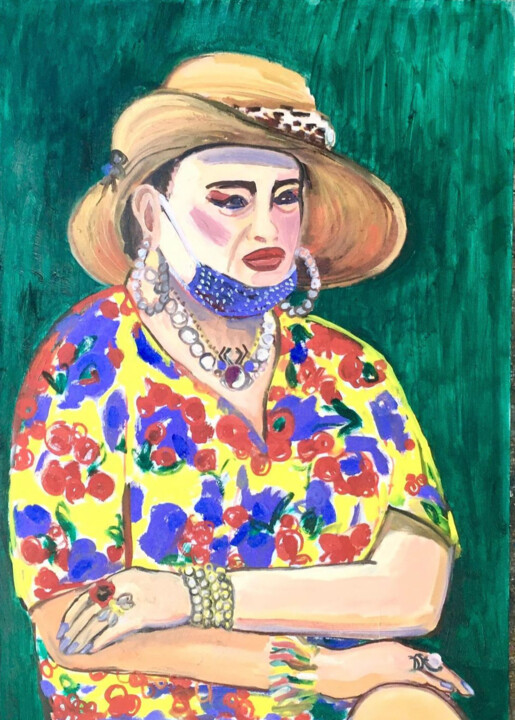 Malerei mit dem Titel "Tatiana" von Katia Ansky, Original-Kunstwerk, Öl