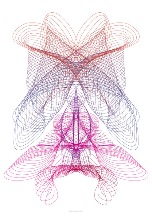 Arte digital titulada "Lines and Crosses I…" por Katia Iosca, Obra de arte original, Trabajo Digital 2D