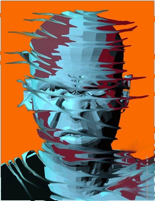 "Bad Guy 02" başlıklı Dijital Sanat Katia Lempka tarafından, Orijinal sanat