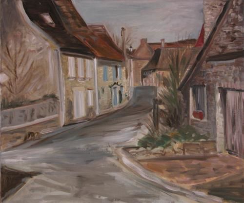 Pittura intitolato "St. Laurent la vall…" da Katie O'Looney, Opera d'arte originale