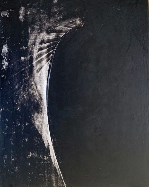 Malerei mit dem Titel "X-ray" von Katrijn Van Der Vurst, Original-Kunstwerk, Acryl