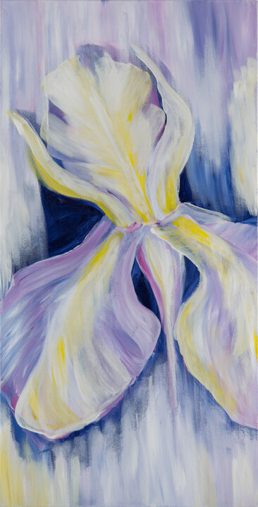 Painting titled "Iris" by Katrin Appleseen, Original Artwork, Acrylic