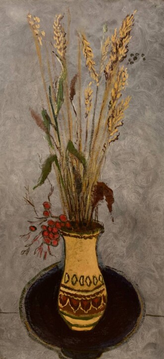 Pintura titulada "Глечик" por Katya Lukianova, Obra de arte original, Oleo Montado en Bastidor de camilla de madera