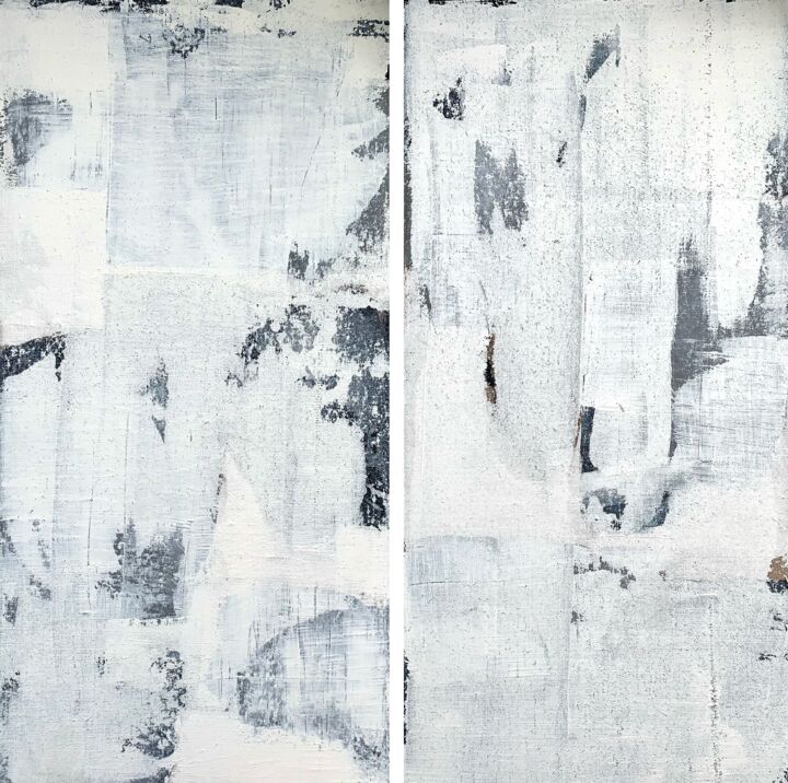 Pintura titulada "Abstract no. 7921 b…" por Anita Kaufmann, Obra de arte original, Acrílico Montado en Bastidor standard