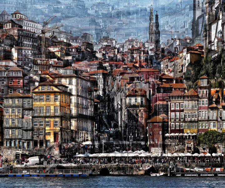 Fotografie getiteld "OPORTO" door Kavi Sanchez, Origineel Kunstwerk, Digitale fotografie