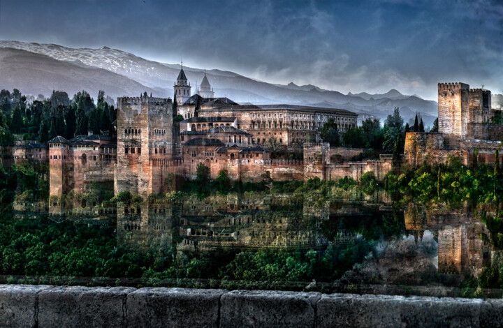 Fotografia zatytułowany „La Alhambra” autorstwa Kavi Sanchez, Oryginalna praca, Fotografia cyfrowa