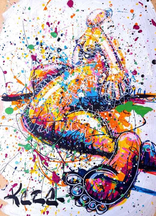 fesse Lola Se Gratte La Fesse, 絵画 Kazaによって | Artmajeur