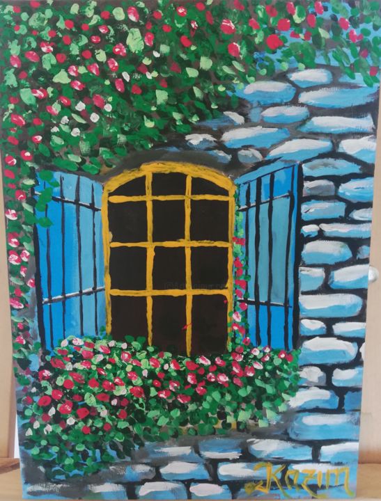 "Window" başlıklı Tablo Kazım İPek tarafından, Orijinal sanat, Akrilik