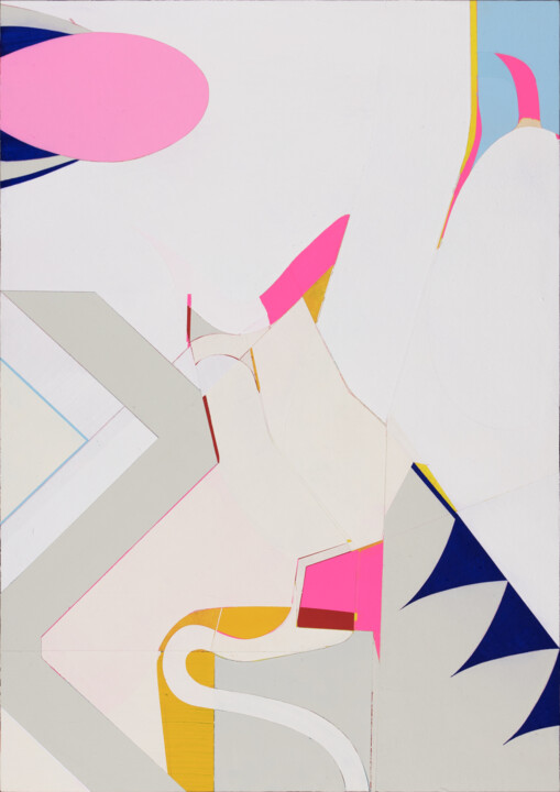 Malarstwo zatytułowany „Eccentric” autorstwa Kazuhiro Higashi, Oryginalna praca, Akryl
