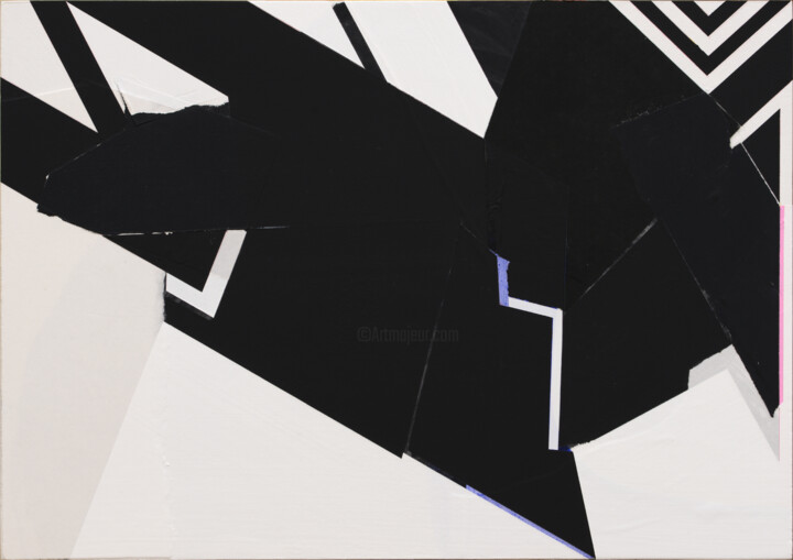 Malerei mit dem Titel "Untitled (20210823)" von Kazuhiro Higashi, Original-Kunstwerk, Acryl