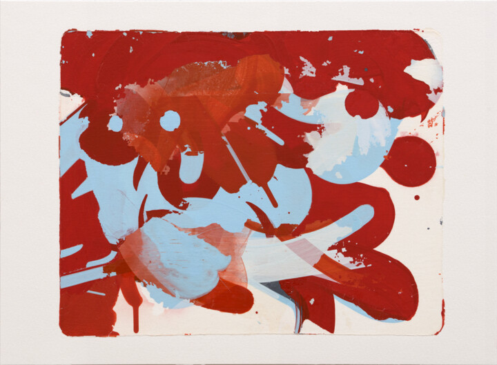 Prenten & gravures getiteld "Crazy Idea" door Kazuhiro Higashi, Origineel Kunstwerk, Monotype