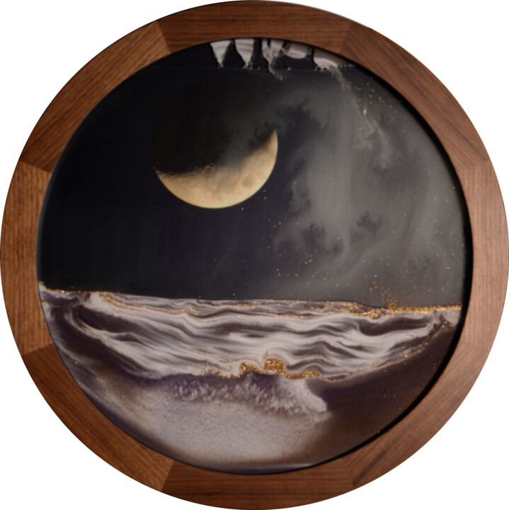 Design titled "Moon Valley" by Kb The Sandman, Original Artwork, Furniture