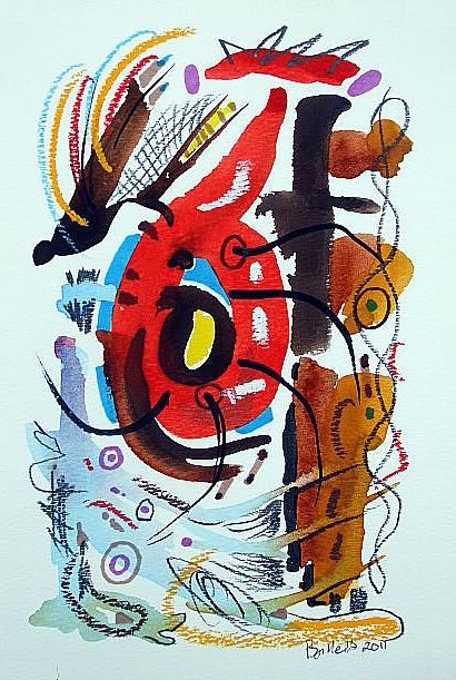 Painting titled "Action Hero" by Kelly Billette, Original Art, Oil