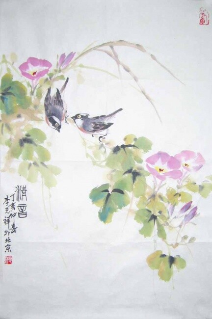 Painting titled "清音" by Ke Xiang Li, Original Artwork