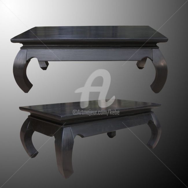 Diseño titulada "Table basse  art dé…" por Kebe, Obra de arte original, Mueble