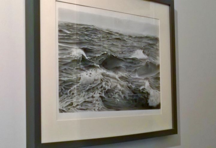 Dibujo titulada "ocean - graphite A3…" por Keef Art, Obra de arte original, Grafito