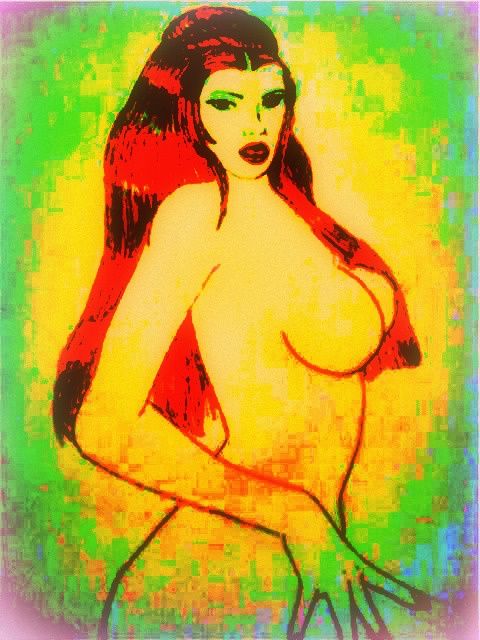 Digital Arts titled "Red" by Keely Mitchell, Original Artwork