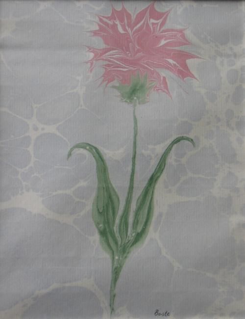 Painting titled "pink carnation" by Belkis Beste Gezicioglu, Original Artwork, Oil