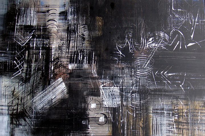 Peinture intitulée "paysages rythmiques" par Keip, Œuvre d'art originale
