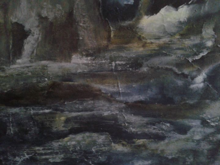 Peinture intitulée "en-terre-inconnue.p…" par Le Monde Selon Iglèse, Œuvre d'art originale, Acrylique