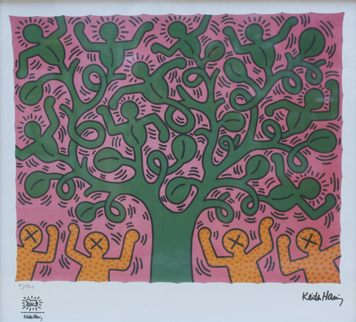 Impressões e gravuras intitulada "keith_haring_6" por Keith Haring, Obras de arte originais