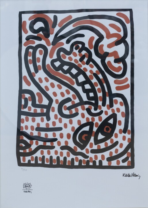 Gravures & estampes intitulée "keith_haring_5" par Keith Haring, Œuvre d'art originale