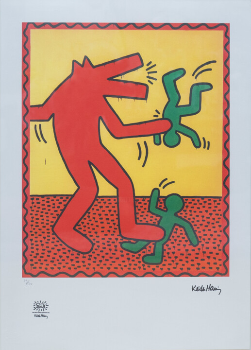 Obrazy i ryciny zatytułowany „keith_haring_2” autorstwa Keith Haring, Oryginalna praca