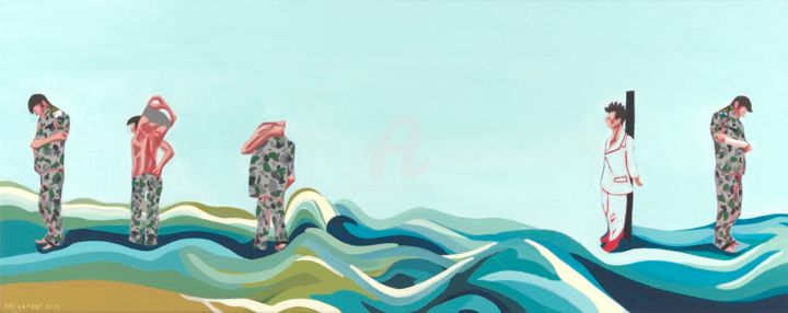 Painting titled "Resilience" by Kel Clarke, Original Art, Acrylic