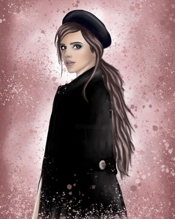 Digital Arts titled "Emma" by Kelly Cheyanne Butcher, Original Artwork, Digital Painting