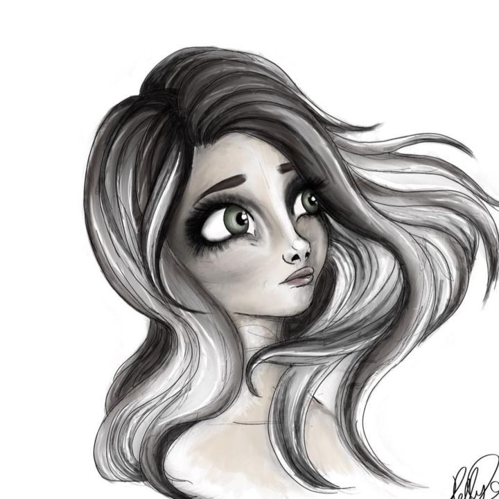 Digital Arts titled "Grey" by Kelly Cheyanne Butcher, Original Art, Digital Painting