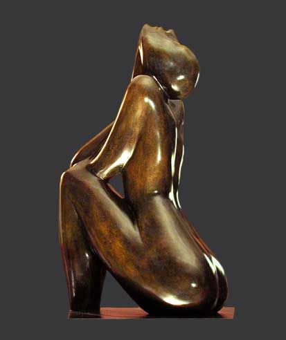 Sculpture intitulée "Le Cygne" par Kelsy, Œuvre d'art originale