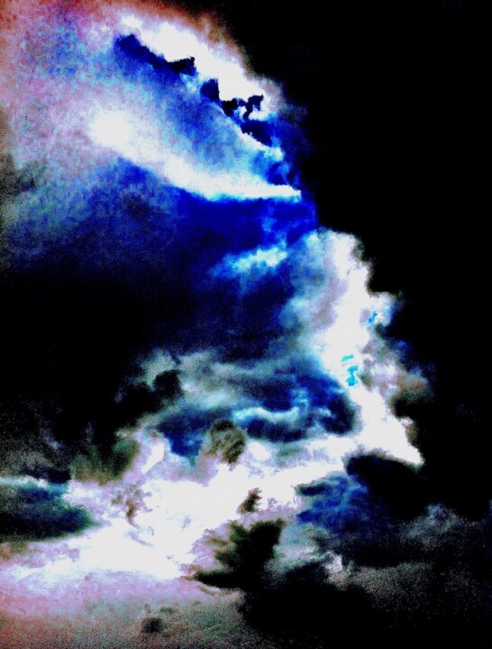 Fotografia intitolato "Clouds 558a2" da Ken Lerner, Opera d'arte originale, Fotografia digitale