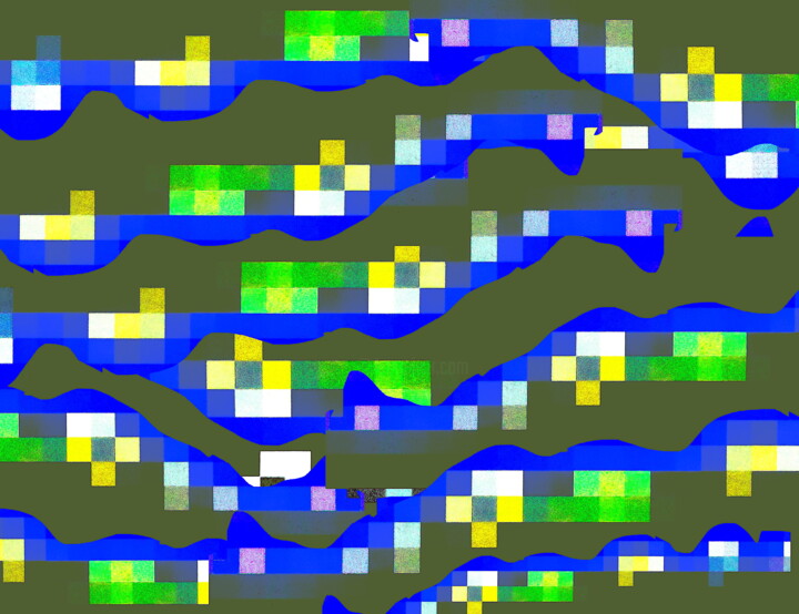 제목이 "Squares 1b11"인 사진 Ken Lerner로, 원작, 디지털