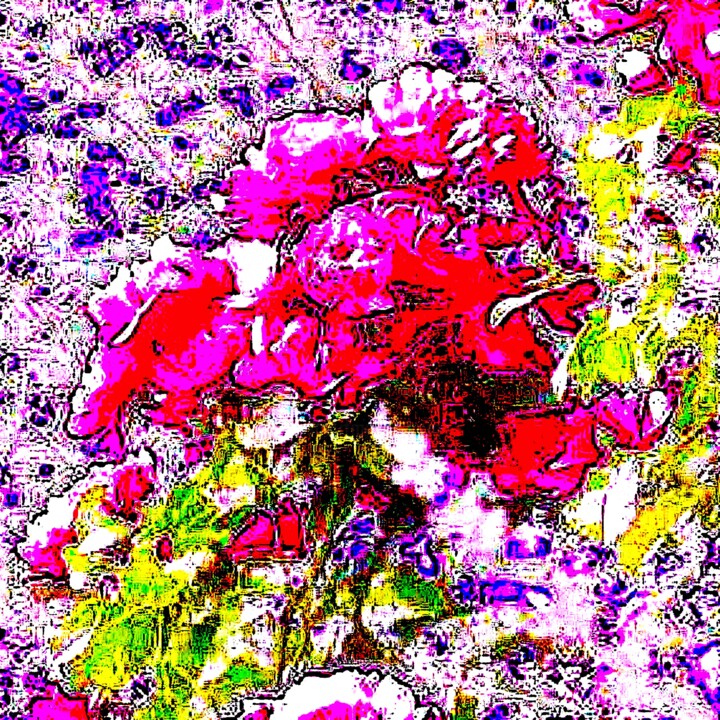 Fotografía titulada "Wildflowers 1e5 [li…" por Ken Lerner, Obra de arte original, Fotografía digital