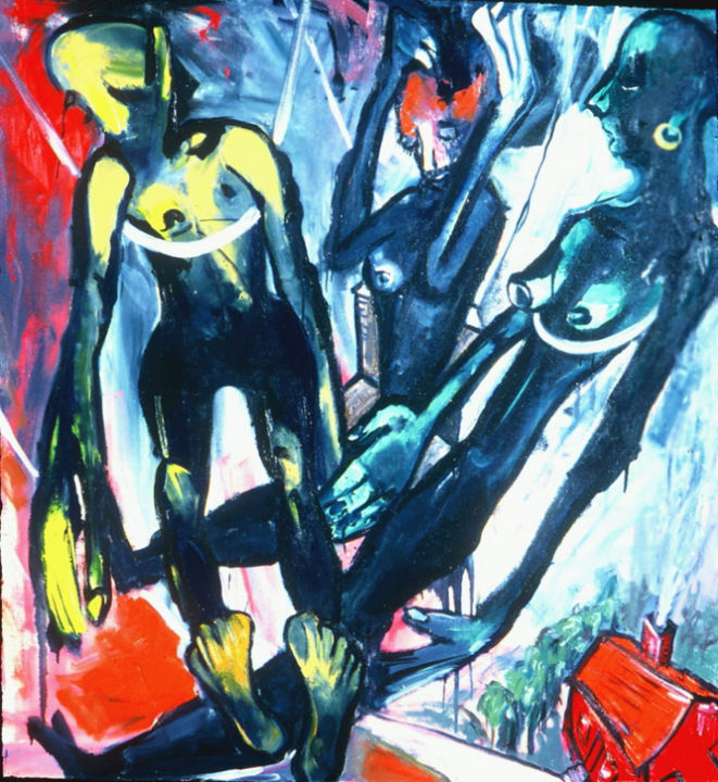 Картина под названием "1996-spiritual-free…" - Kenneth Agnello, Подлинное произведение искусства