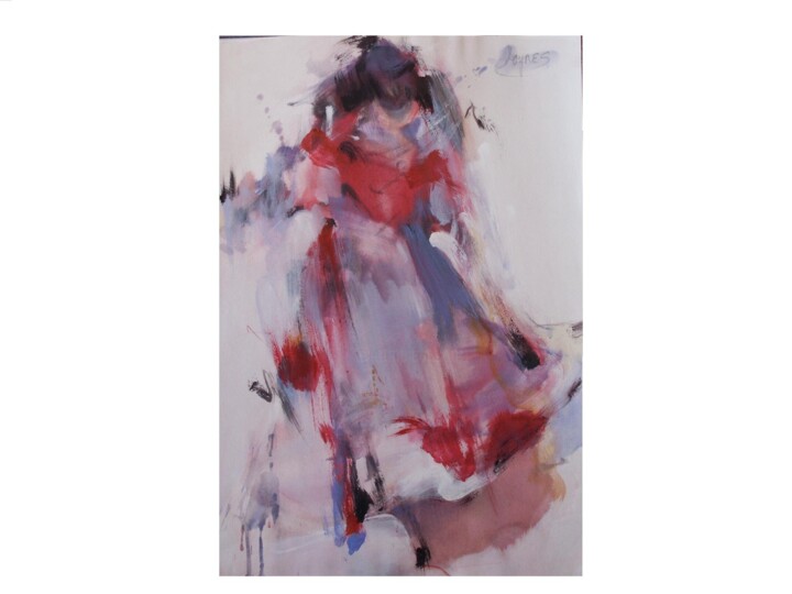 Painting titled "From the Flamenco s…" by Kenneth Loynes, Original Artwork, Acrylic