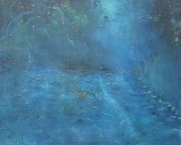 Peinture intitulée "Atmosphere" par Kenra, Œuvre d'art originale, Huile