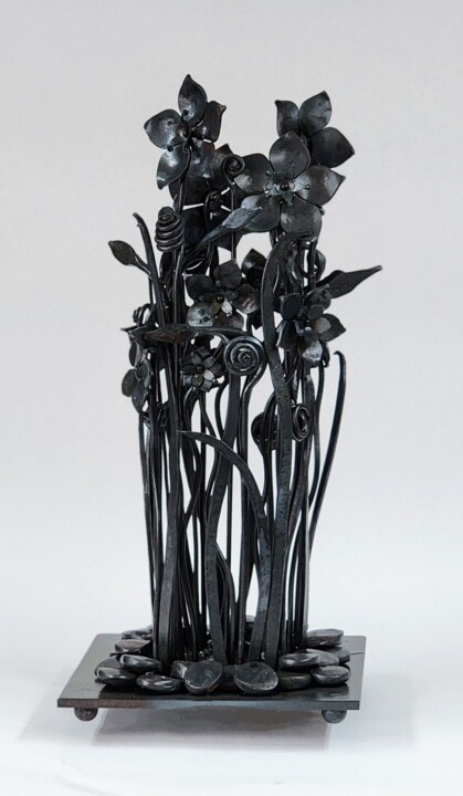 Sculptuur getiteld "Echus Palus" door Kent Knapp, Origineel Kunstwerk, Metalen