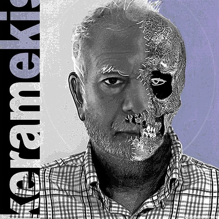 Digital Arts με τίτλο "Portrait ďhomme à c…" από Keramekis, Αυθεντικά έργα τέχνης, Ψηφιακή ζωγραφική